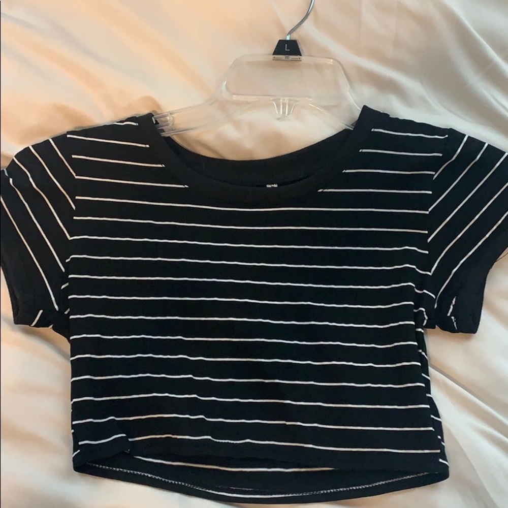 Stripe crop top